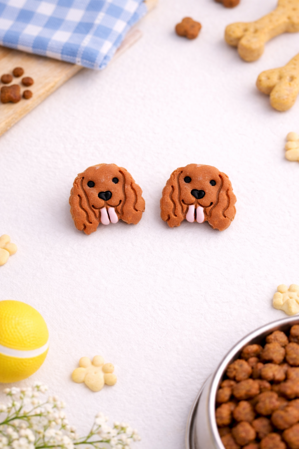 Cocker Spaniel Dog Stud β Cute Handmade Love Jewelry