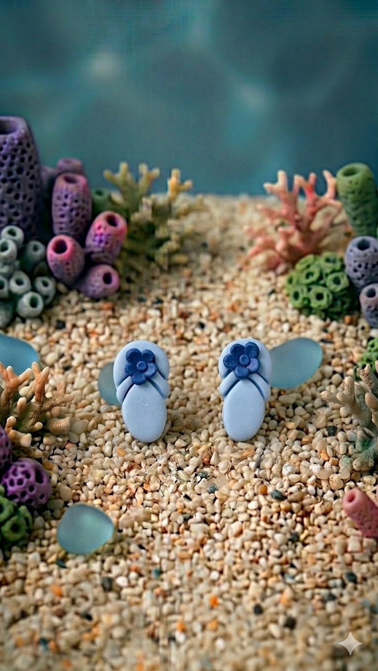 Sandy Toes: Artisan Flip-Flop Studs | Sea Series