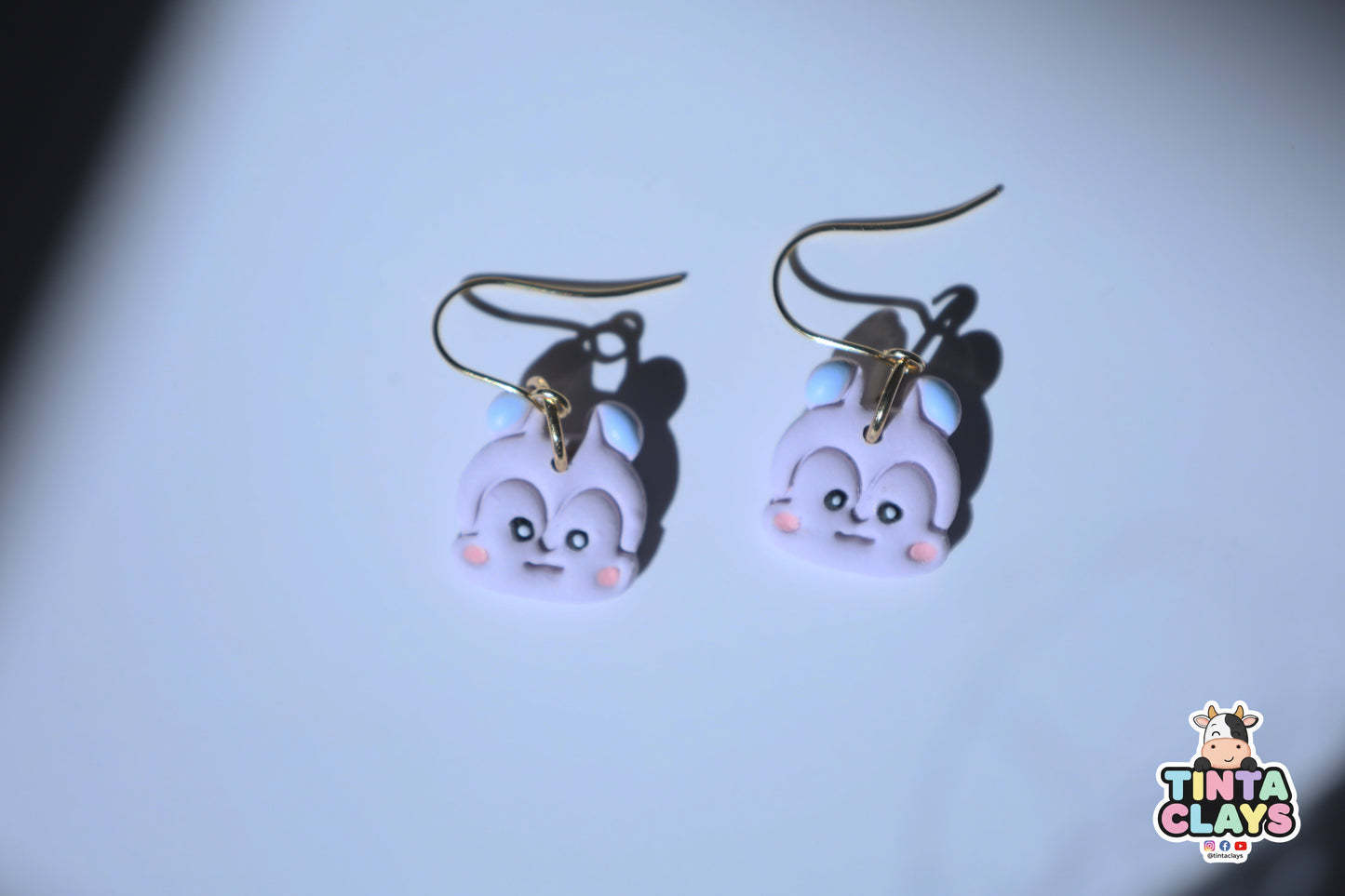Handmade Dancing Pony Earrings | Cute Blue Pony Polymer Clay Earrings | Kawaii Character-Inspired Jewelry