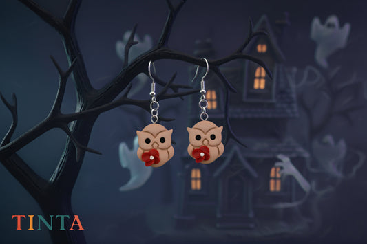 Owl Hoot Dangles | Halloween Collections | Polymer Clay Earring