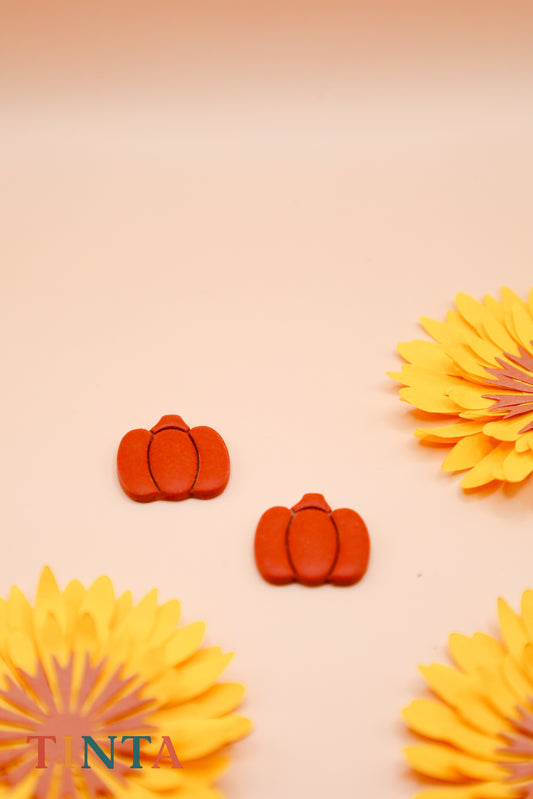 Mid Size Pumpkin | Halloween Collections | Polymer Clay earring