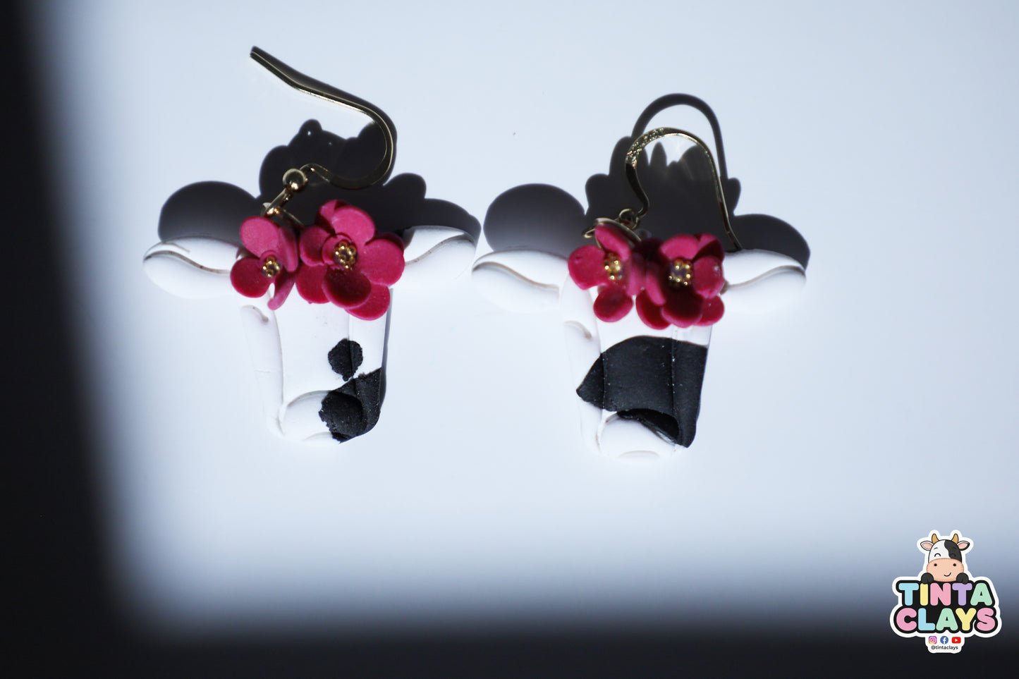Handmade Cow Earrings | Cute Highland Cow Polymer Clay Earrings | Farm Animal Jewelry (Copy)