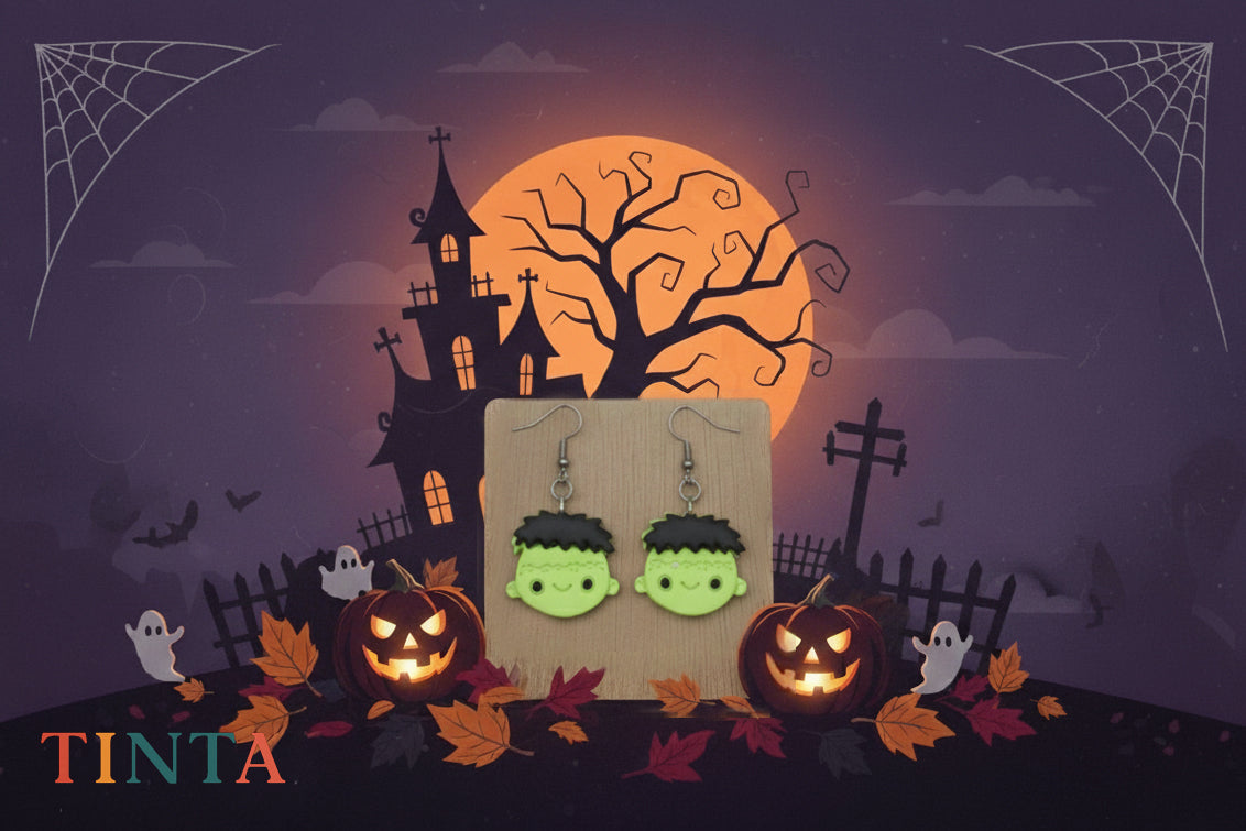 Frankenstein Dangles | Halloween Special | Polymer Clay Earring