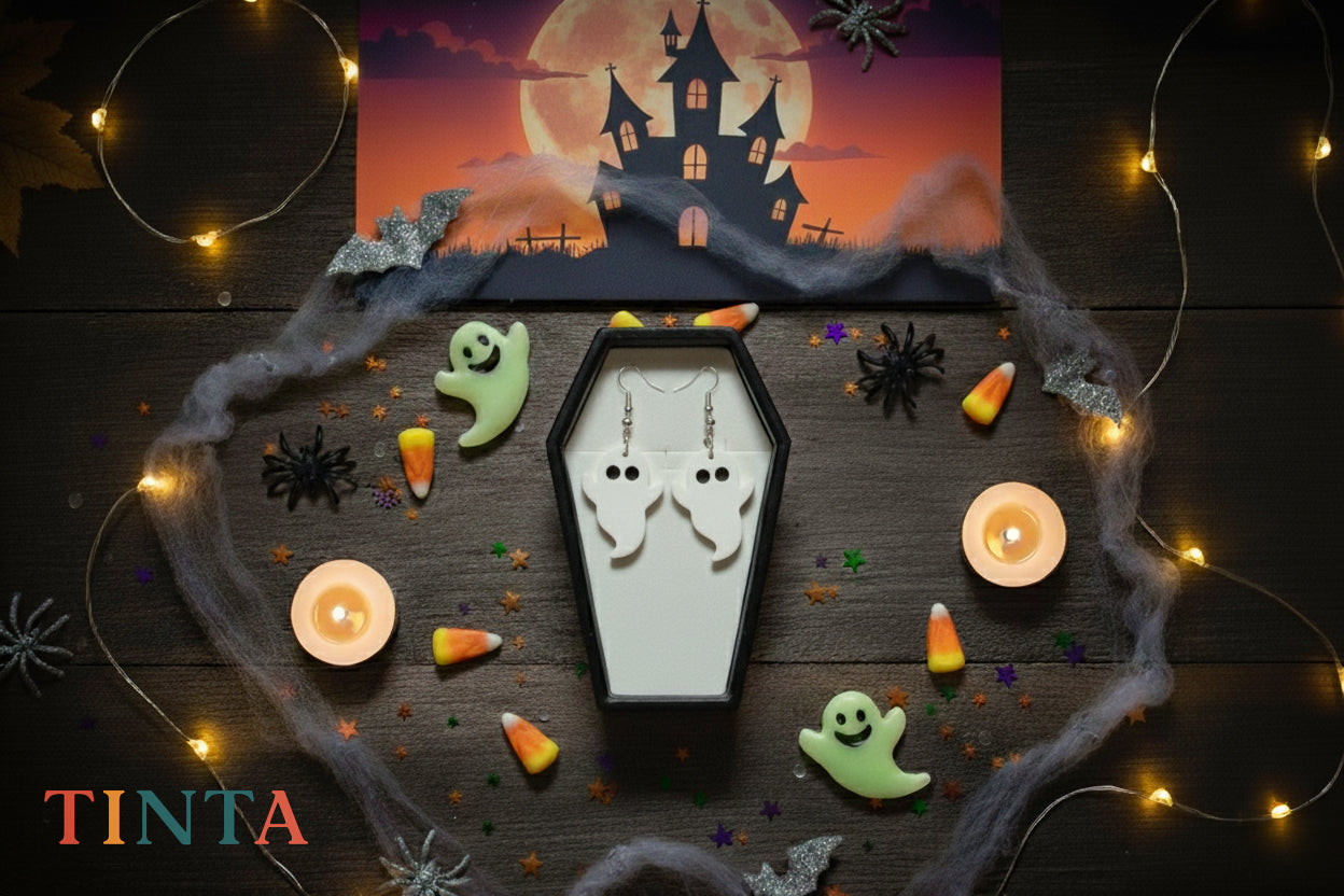 Ghost Dangles | Halloween Special | Polymer Clay Earring
