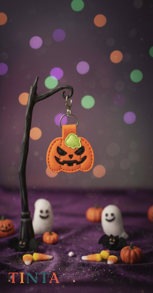Spooky-Cute Pumpkin Keychain | The Best Halloween Bag Charm
