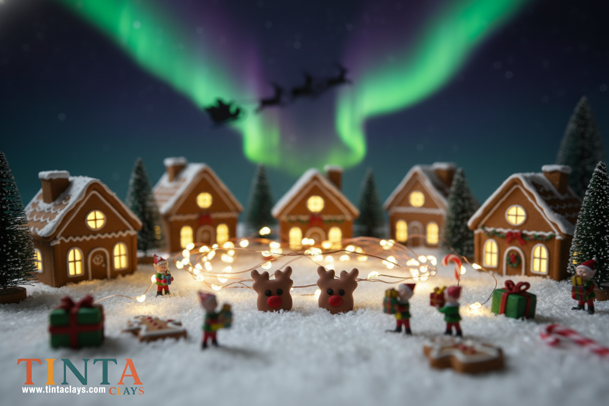 Red Nose Reindeer Stud | Christmas Special | Polymer Clay Earring