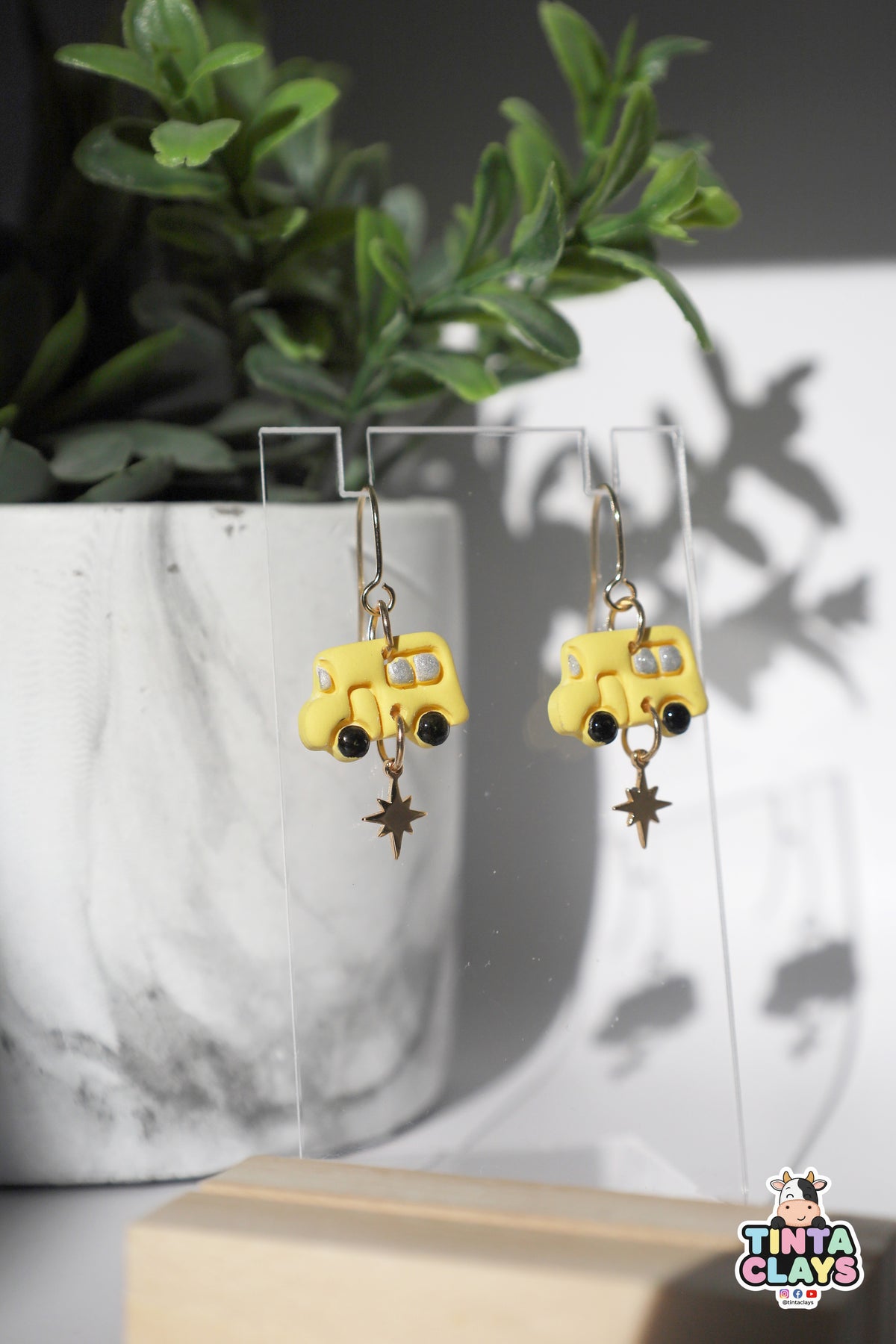 School Bus | BtS - Back to School | Polymer Clay Earring
