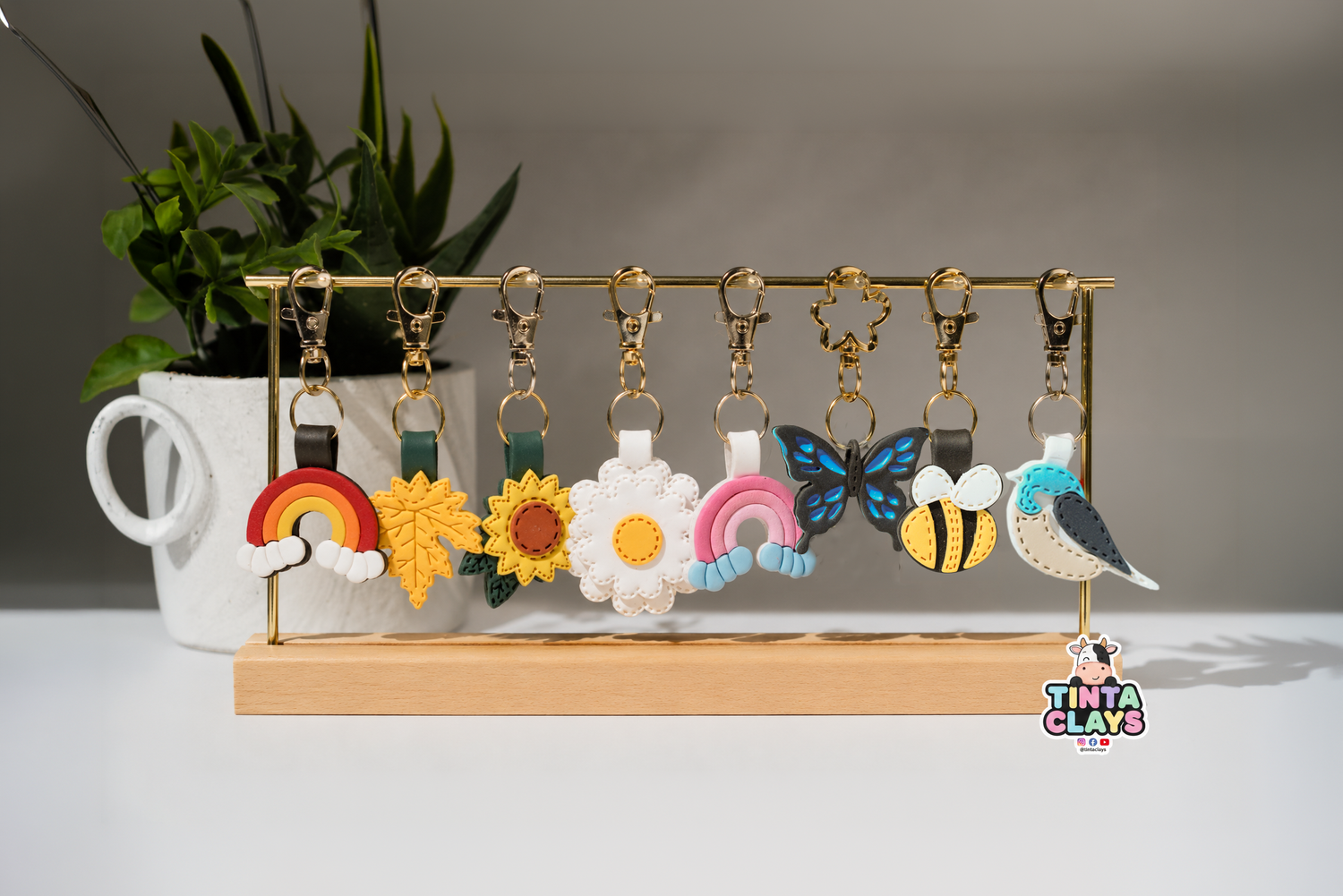 Spring Keychain