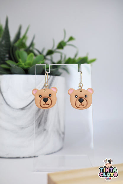 Bear Stud | Animal Collection | Polymer Clay Earring