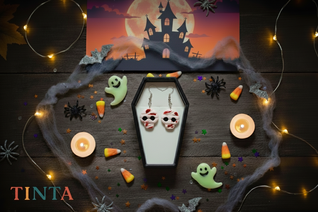 Bloody Mummy | Halloween Collections | Polymer Clay earring