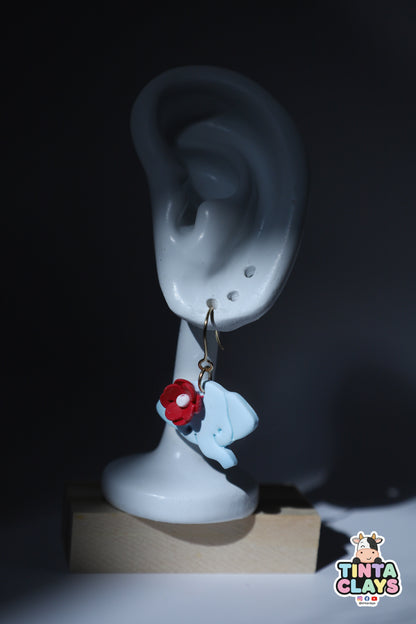 Cute Elephant Dangle | Animal Collection | Polymer Clay Earring