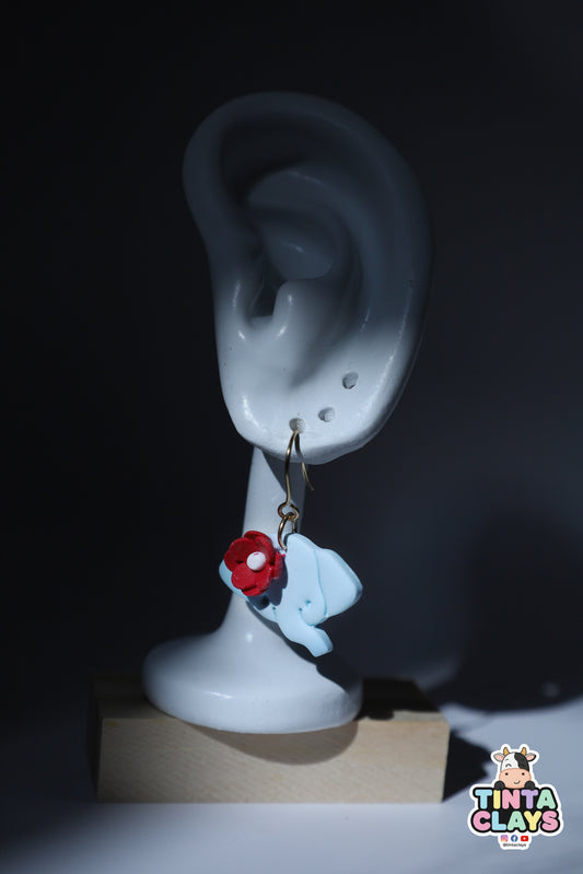 Cute Elephant Dangle | Animal Collection | Polymer Clay Earring