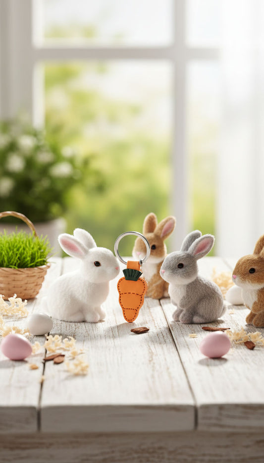 Too Cute to Crunch Carrot Keychain | Cute Bag Charm | Food Series