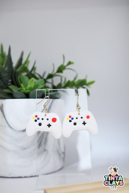 Handmade Retro Game Console Earrings | Gamer Polymer Clay Earrings | Cute Gaming Jewelry