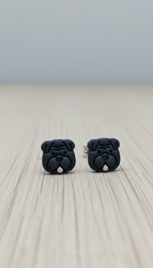 Bull Dog Stud | Dog Series – Cute Handmade Love Jewelry