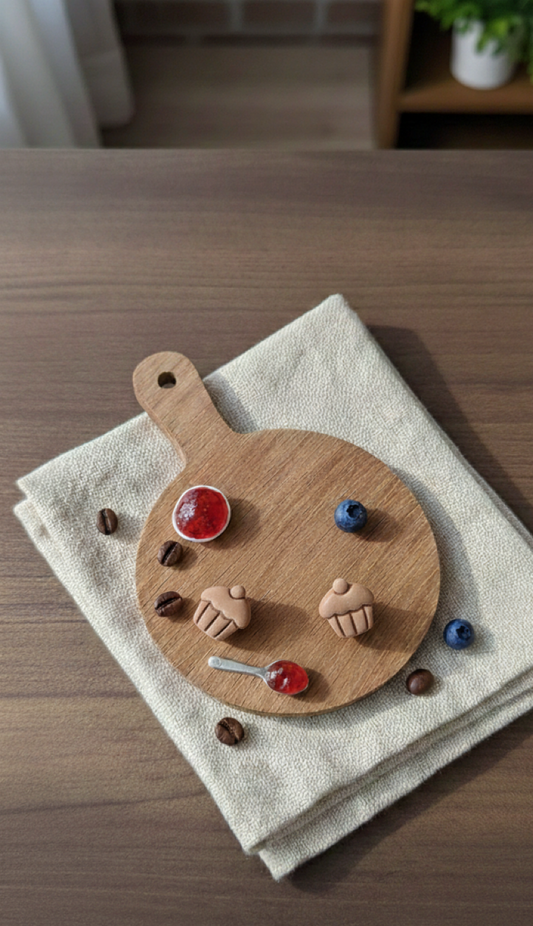 Cute cupcake Stud | Food Series – HandmadeJewelry