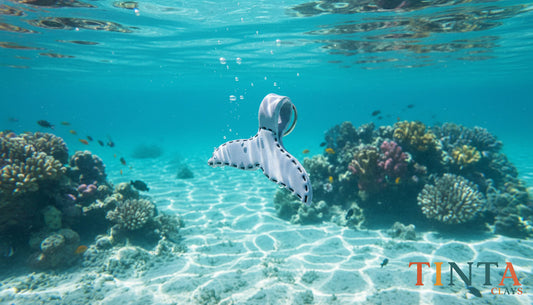 Fin-Tastic Flair Shark Tail Keychain | Cute Bag Charm | Under The Sea Series