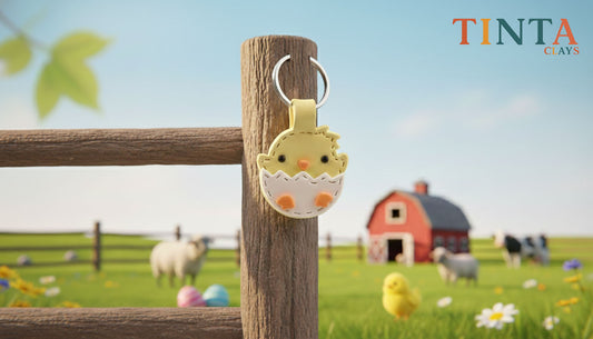Baby Chick Keychain | Cute Bag Charm | Farm Series