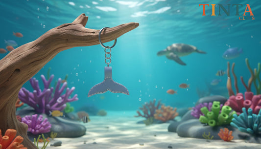Fin-Tastic Flair Shark Tail Keychain | Cute Bag Charm | Under The Sea Series