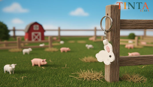 Hoppin’ Cute Rabbit Keychain | Cute Bag Charm | Farm Series