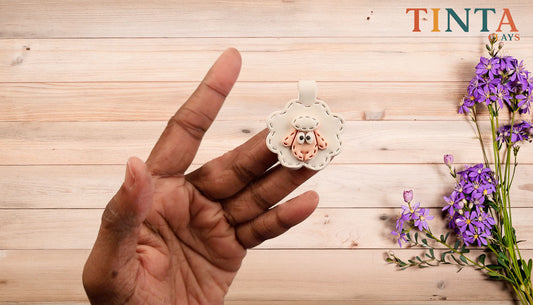 Baa-by Cute! Sheep Keychain | Cute Bag Charm | Farm Series