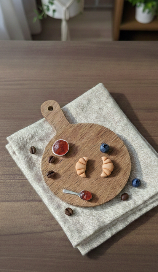Cute Croissant Stud | Food Series – HandmadeJewelry