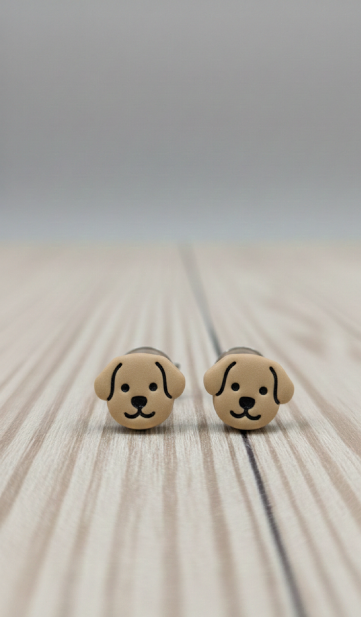 LabradorDog Stud | Dog Series – Cute Handmade Love Jewelry