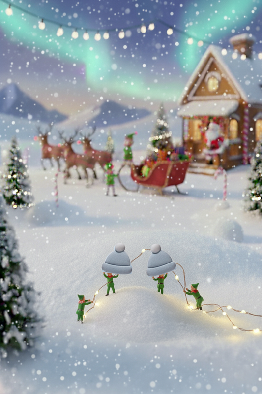 Beanie Stud | Christmas Special | Polymer Clay Earring