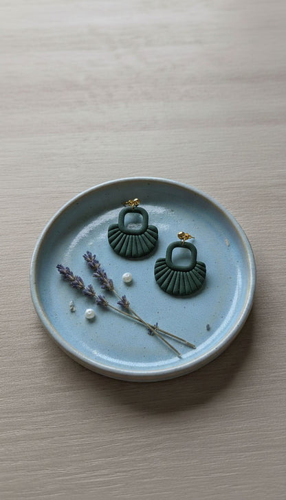 Emerald Green | Everyday Special | Polymer Clay Earring