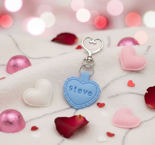 Customize Heart Love Keychain | Cute Bag Charm | Love Series
