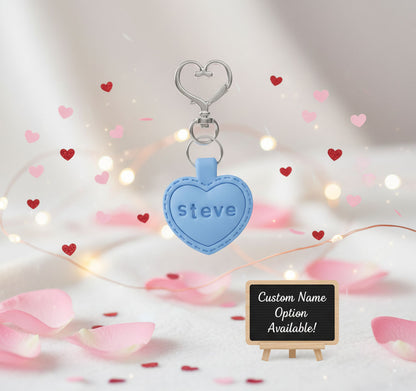 Customize Heart Love Keychain | Cute Bag Charm | Love Series