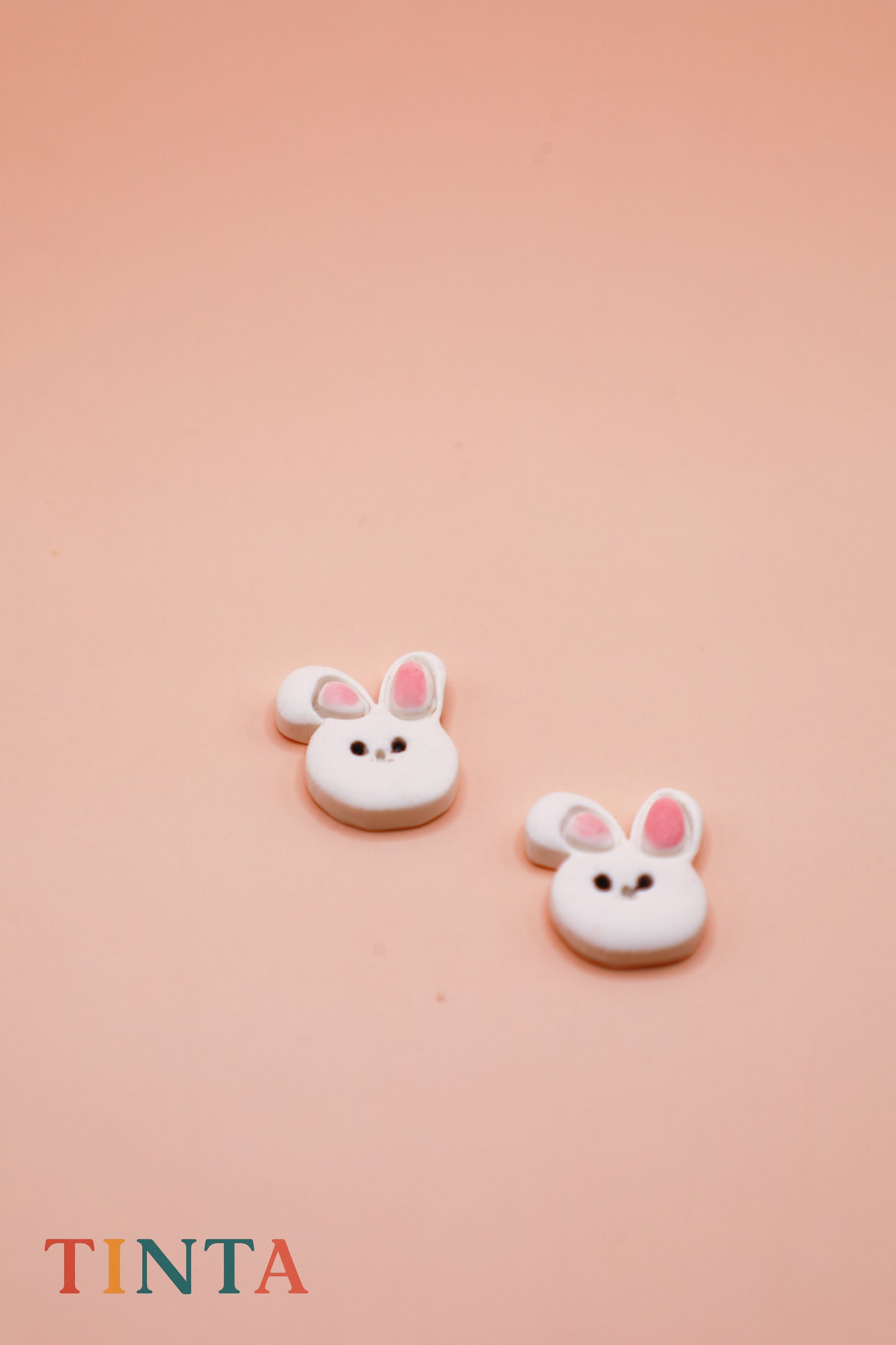 Cute Rabbit Stud | Animal Collection | Polymer Clay Earring