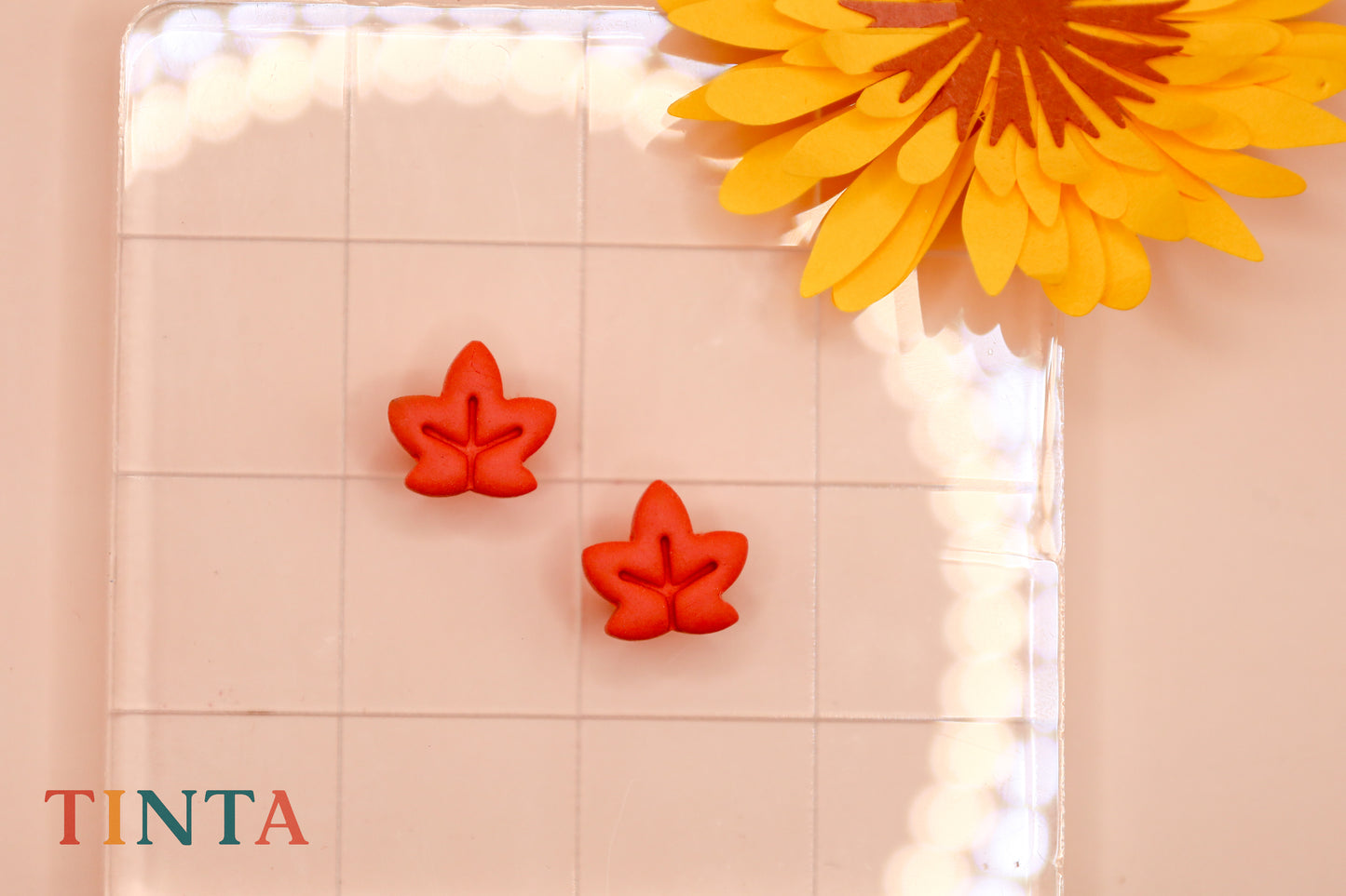 Maple Leaf Stud | Halloween Collections | Polymer Clay earring