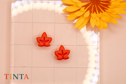 Maple Leaf Stud | Halloween Collections | Polymer Clay earring