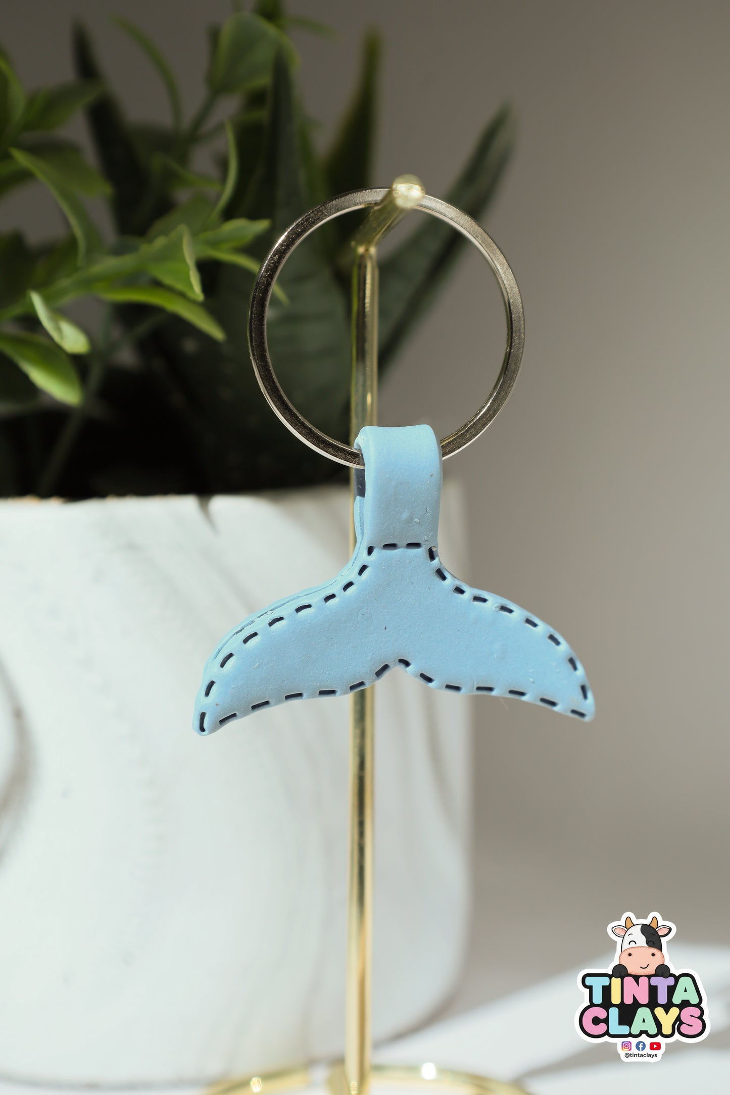 Cute Sea Creature Polymer Clay Keychain Set | Handmade Ocean Animal Charms | Tinta Clays