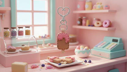 Food Set Keychain Set | Cute Bag Charms