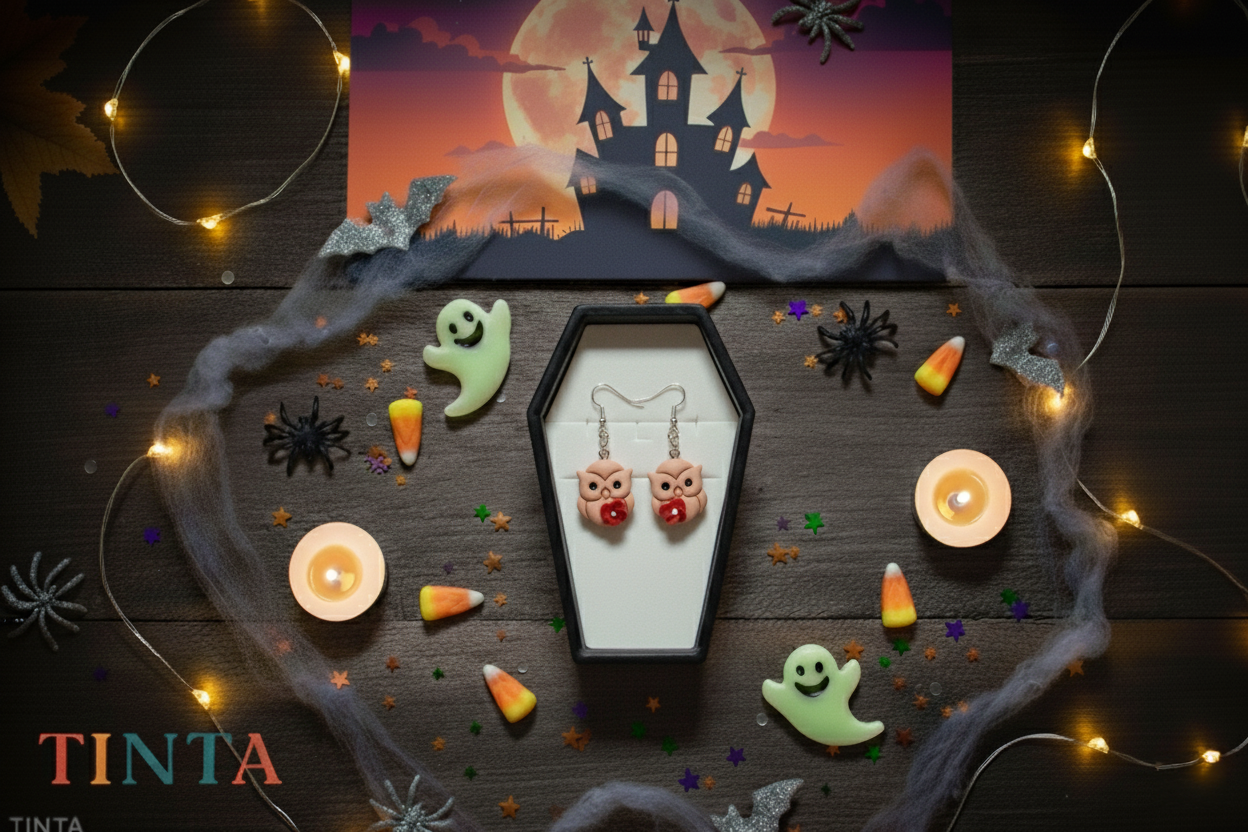 Owl Hoot Dangles | Halloween Collections | Polymer Clay Earring