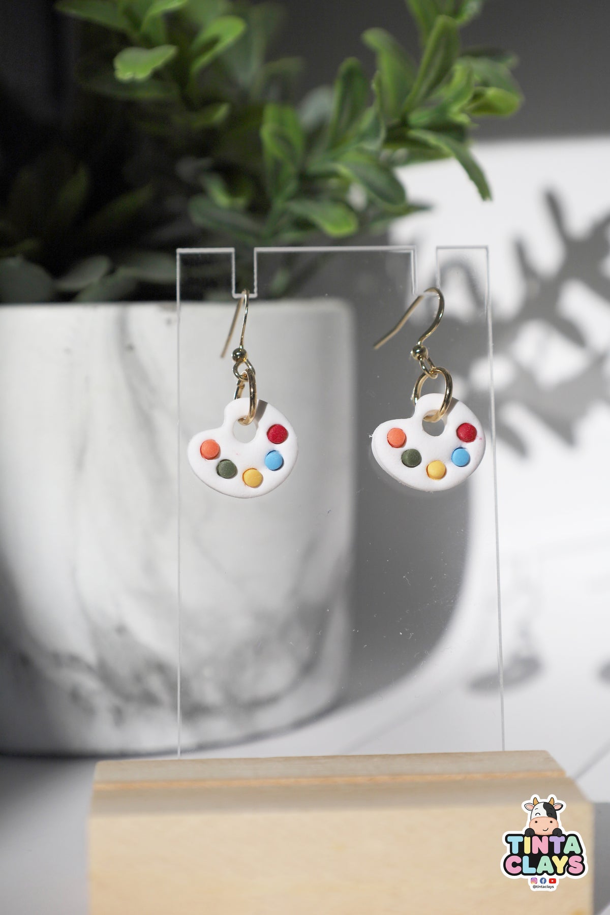 Paint Palette | BtS - Back to School | Polymer Clay Earring
