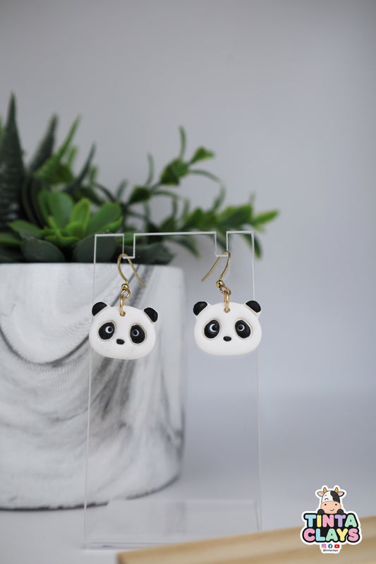 Cute Panda Dangle | Animal Collection | Polymer Clay Earring
