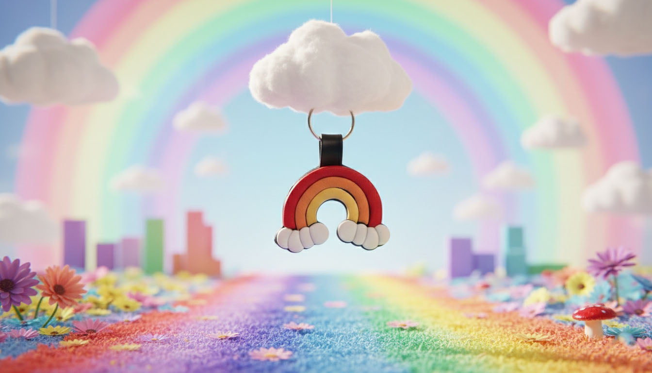 Rainbow Magic Keychain | Cute Bag Charm