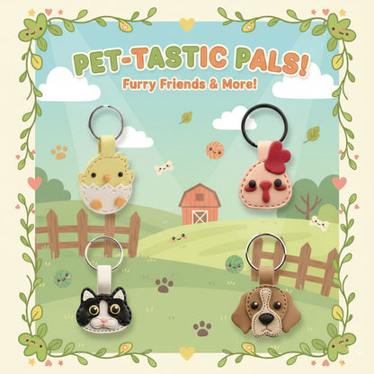 Pet Set Keychain | Cute Bag Charms