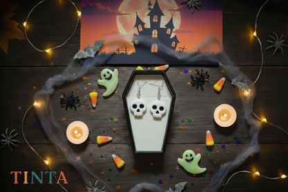 Skull Dangles | Halloween Collections | Polymer Clay Earring