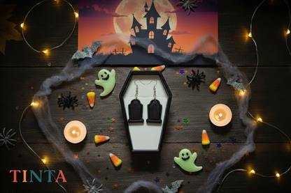 Tombstone Dangles | Halloween Collections | Polymer Clay Earring