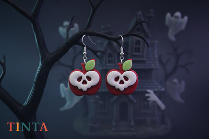 Apple Mask Dangles | Halloween Special | Polymer Clay Earring