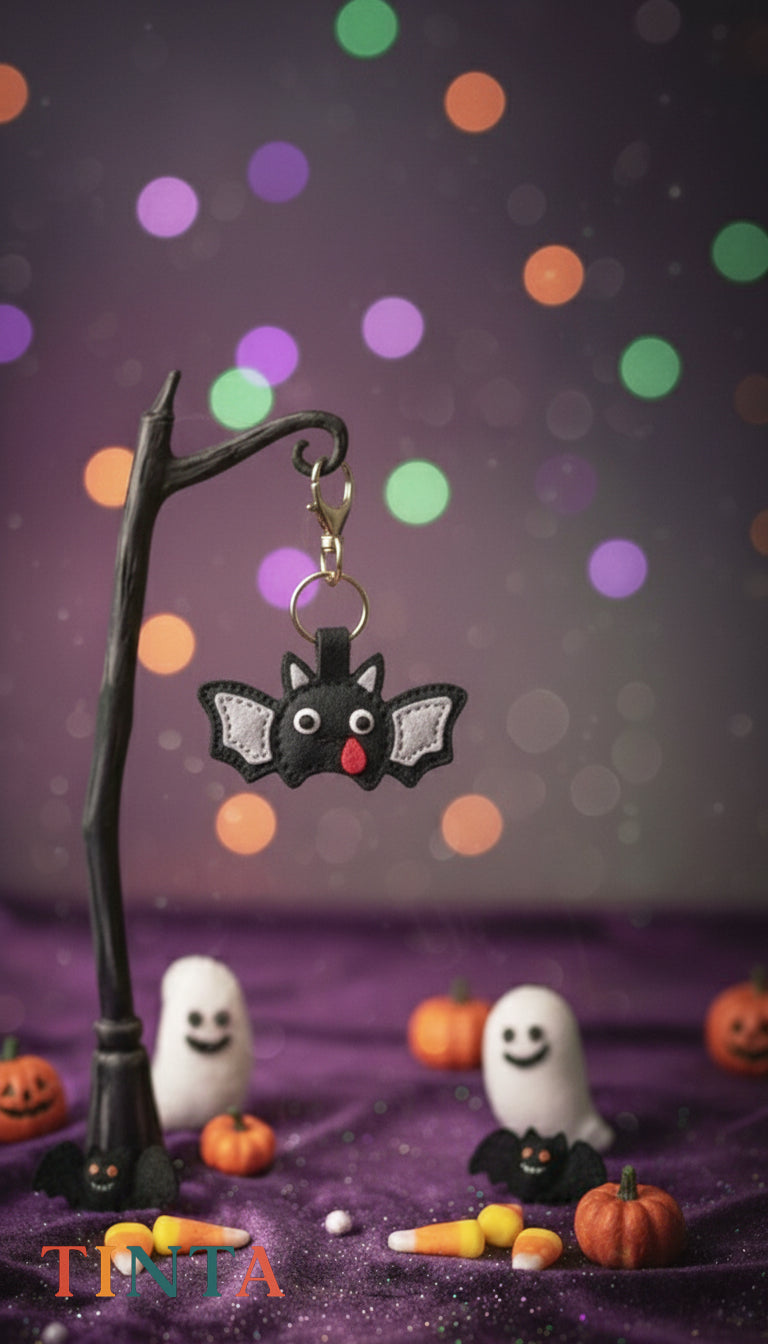 Spooky-Cute Bat Keychain | The Best Halloween Bag Charm