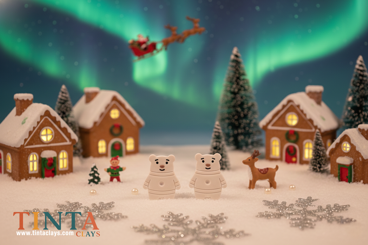 Interchangeable Bear Earrings | Mix & Match Shirts| Christmas Special | Polymer Clay Earring