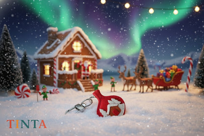 Christmas Ornament Keychain | Christmas Bag Charm