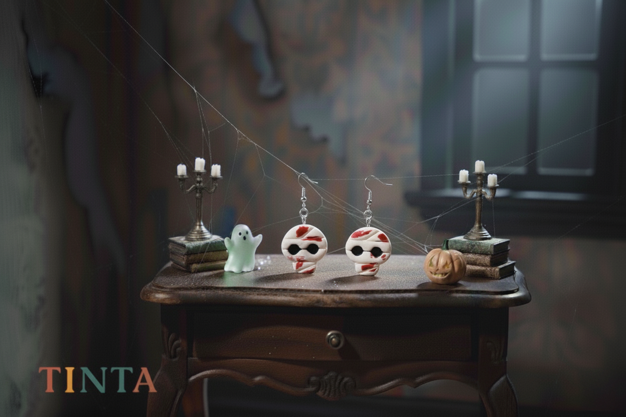 Bloody Mummy | Halloween Collections | Polymer Clay earring