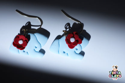 Cute Elephant Dangle | Animal Collection | Polymer Clay Earring