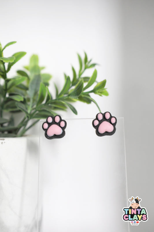 Cat Paw Stud | Animal Collection | Polymer Clay Earring